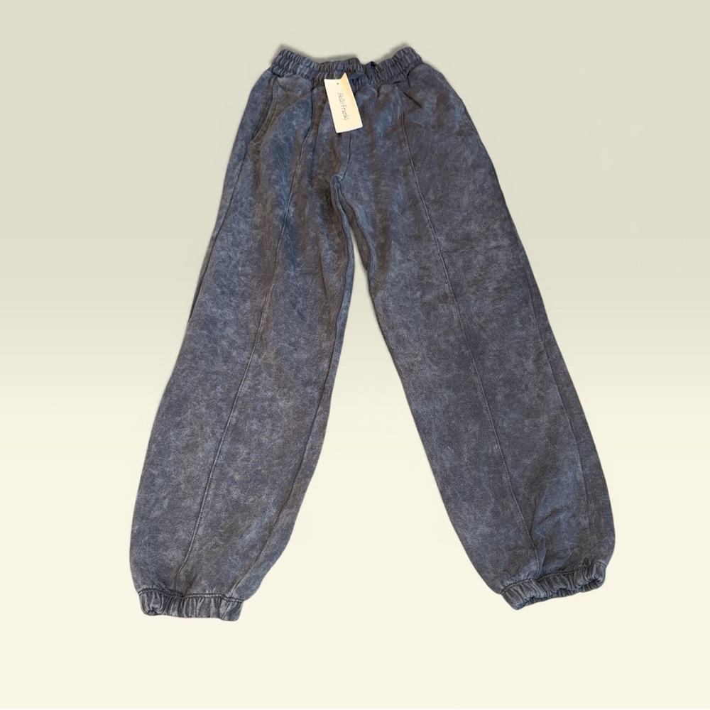 Girls Hello Franki Gray Sweatpants (S 7/8) NEW